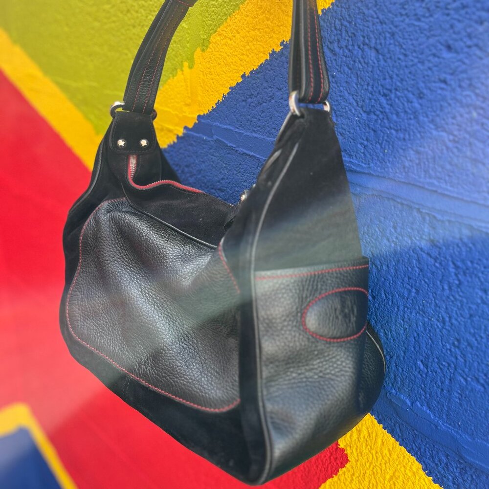 Tod's Micky Ferarri Handbag Leather Suede - Picture 3 of 12